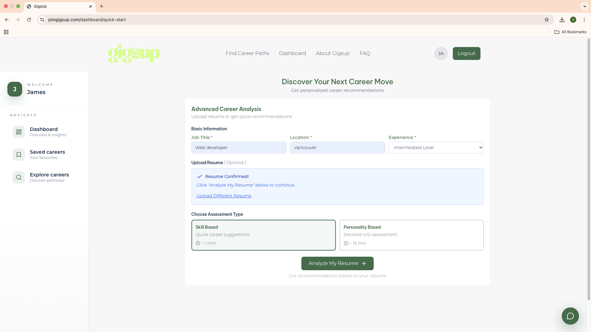 Your Saved Careers - Manage and organize your career interests